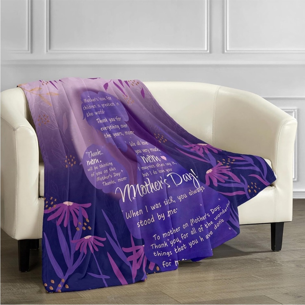 Mother's Day Throw Blanket